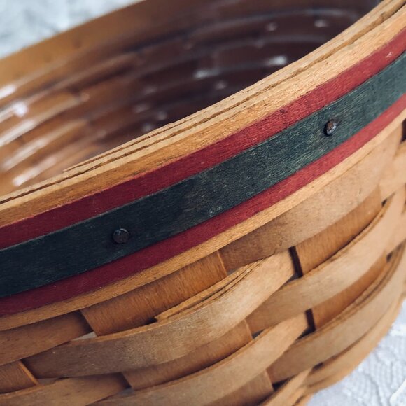 Longaberger 2000 Frosty Basket - Picture 2 of 3